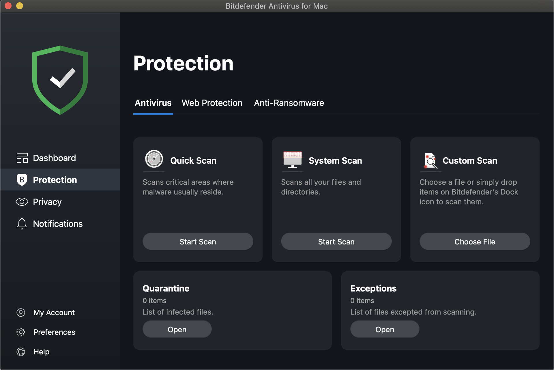 how do you scan for viruses on a mac